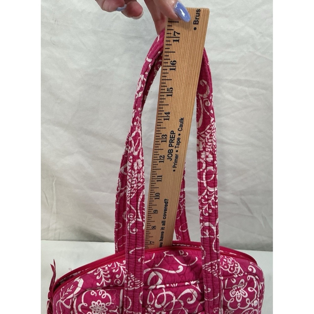Vera Bradley Twirly Birds Pink Shoulder Bag Purse ( Retired Pattern) - Picture 10 of 12